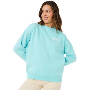 Rip - Curl Surf Puff Heritage Crew Sweatshirt light sea blue