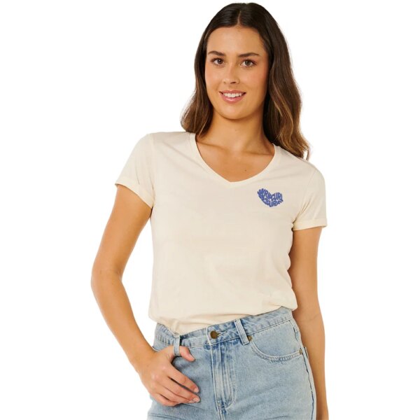 Rip-Curl-Heart-V-Neck-T-Shirt-lily-weiss Rip - Curl Heart V-Neck T-Shirt lily