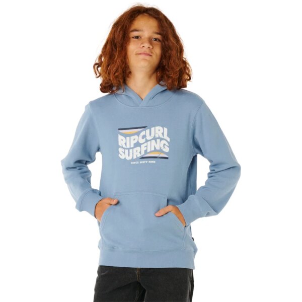 Rip-Curl-Streamline-Hoodie-Jungen-faded-denim-blau Rip - Curl Streamline Hoodie Jungen faded denim