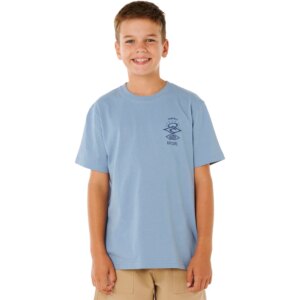 Rip - Curl Search Icon T-Shirt Jungen faded denim