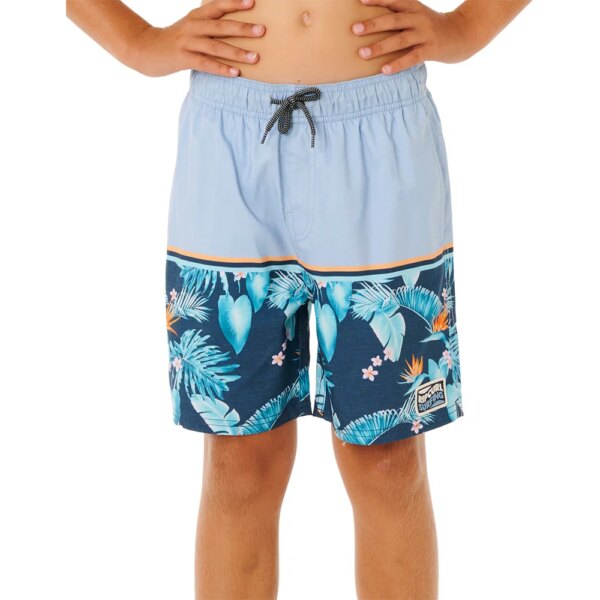 Rip-Curl-Streamline-Stripe-Volley-Jungen-faded-denim-blau Rip - Curl Streamline Stripe Volley Jungen faded denim