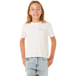 Rip - Curl Layday Crop T-Shirt Mädchen bone