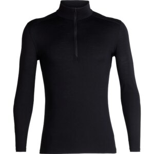Icebreaker - Icebreaker 200 Oasis Half Zip Longsleeve schwarz