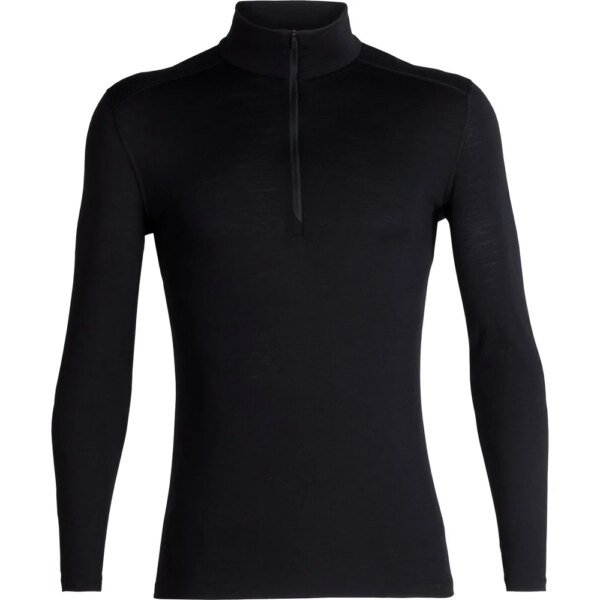 Icebreaker - Icebreaker 200 Oasis Half Zip Longsleeve schwarz