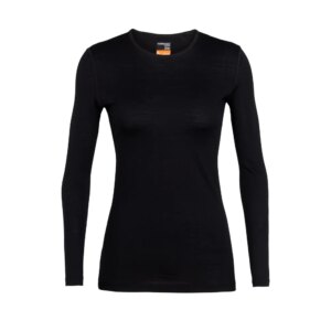 Icebreaker - Icebreaker 200 Oasis Crewe Longsleeve schwarz