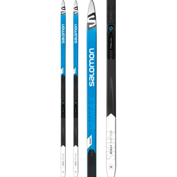 Salomon - Salomon S/MAX eSKIN Junior + PSP 21/22 Langlaufski Kinder inkl. Bindung