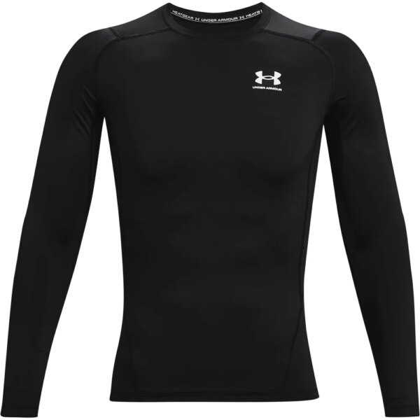 Under-Armour-HeatGear®-Kompressions-Longsleeve-schwarz-schwarz Under - Armour HeatGear® Kompressions Longsleeve schwarz