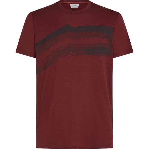Icebreaker-Icebreaker-Merino-150-Tech-Lite-T-Shirt-Getaway-rot-rot Icebreaker - Icebreaker Merino 150 Tech Lite T-Shirt Getaway rot