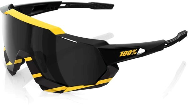 0196261038873 100 Percent Speedtrap Soft Tact Hazard / Black Mirror Lens