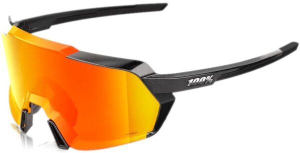 0196261050370 100 Percent Korbin Gloss Metallic Black / HiPER Mirror Lens