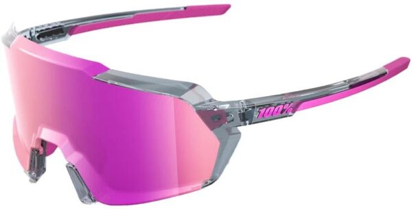 0196261052268 100 Percent Korbin Polished Translucent Grey / Mirror Lens