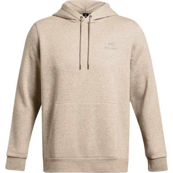 Under-Armour-Essential-Fleecejacke-braun-beige Under - Armour Essential Fleecejacke braun