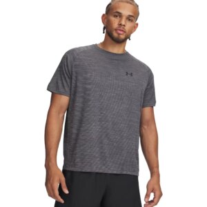 Under - Armour Tech Textured T-Shirt castlerock