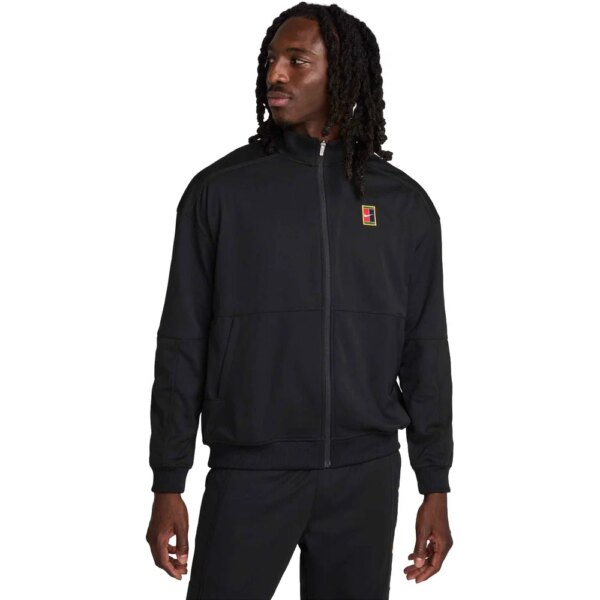 Nike-Nike-Heritage-Trainingsjacke-schwarz-schwarz Nike - Nike Heritage Trainingsjacke schwarz