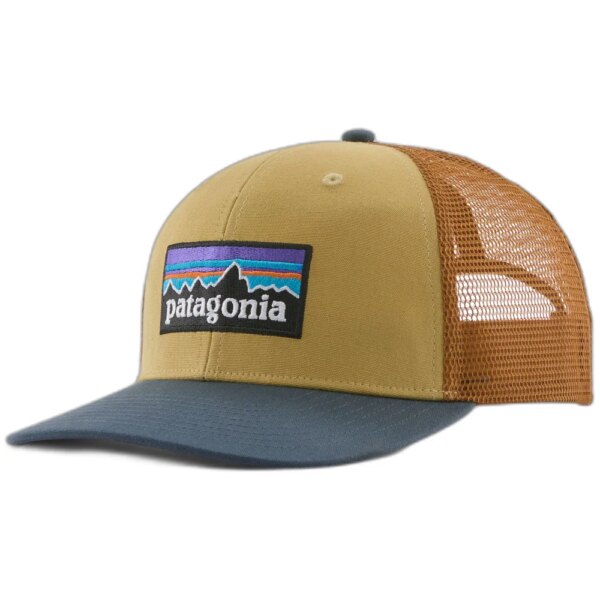 Patagonia-Patagonia-P-6-Logo-Trucker-Cap-Kinder-beige-beige Patagonia - Patagonia P-6 Logo Trucker Cap Kinder beige