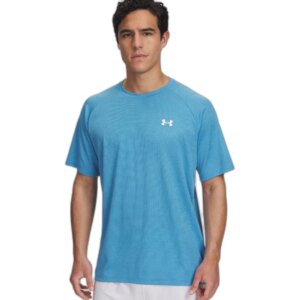 Under - Armour Tech Textured Trainingsshirt blau