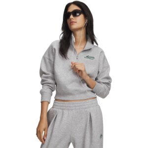 Under - Armour Rival Fleece Varsity Half-Zip Sweatshirt mod gray light heather