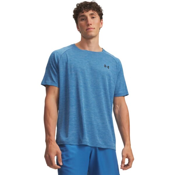 Under - Armour Tech™ Textured T-Shirt aegean blue