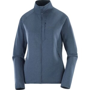 Salomon - Salomon Sential Lightwarm Fleecejacke blau