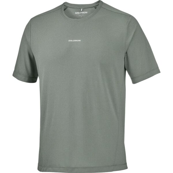 Salomon-Salomon-SHKout-Core-T-Shirt-castor-gray-grau Salomon - Salomon SHKout Core T-Shirt castor gray
