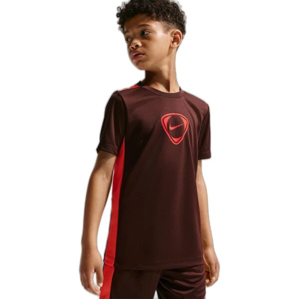 Nike-Nike-Academy-Dri-FIT-Fussballshirt-Kinder-rot-rot Nike - Nike Academy+ Dri-FIT Fußballshirt Kinder rot