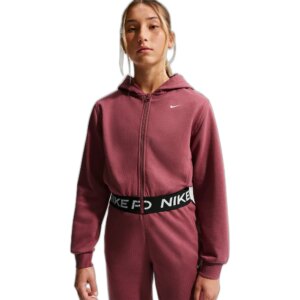 Nike - Nike Pro Fleece Dri-FIT Kapuzenjacke Kinder grün