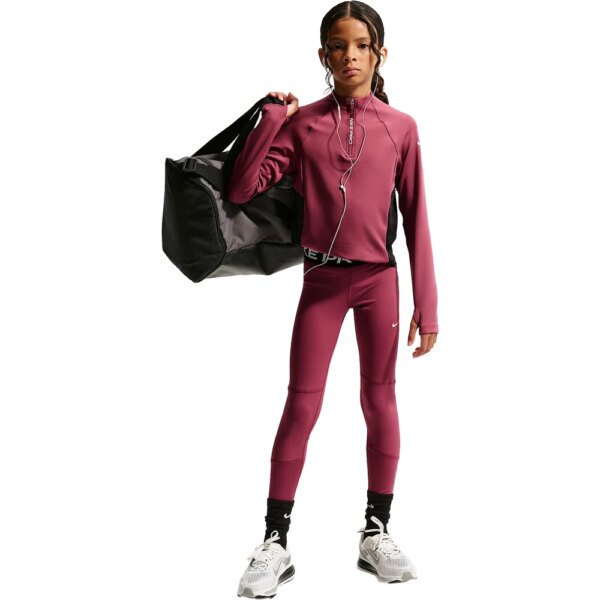 Nike-Nike-Pro-Leggings-Kinder-grau-grau Nike - Nike Pro Leggings Kinder grau