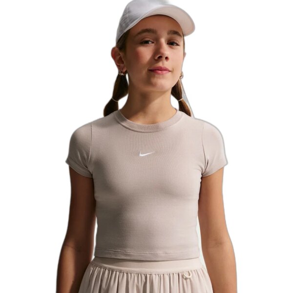 Nike - Nike Sportswear Cropped T-Shirt Kinder grau