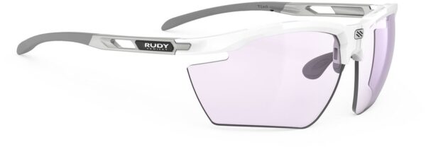 0655586302736 Rudy Project Magnus White Gloss - ImpactX 2 Photochromic Laser Purple