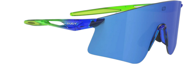 0655586331699 Rudy Project Astral X Multilaser Blue - Crystal Blue / Green Fluo Gloss