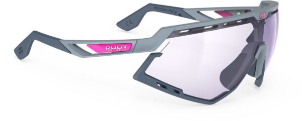 0655586573273 Rudy Project Defender Glacier Matte - ImpactX 2 Photochromic Laser Purple