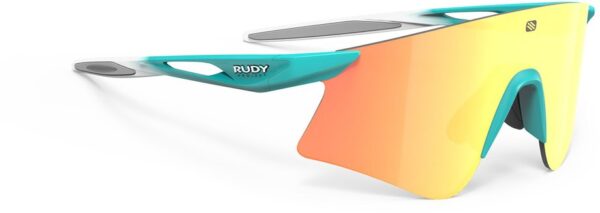 0655586577998 Rudy Project Astral Emerald Faded White Matte - Multilaser Orange