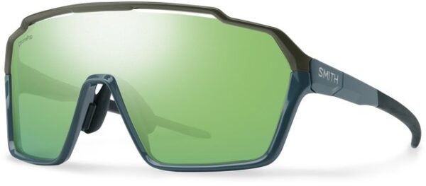 0716736839196 Smith Shift XL MAG Stone - Moss - ChromaPop Green Mirror
