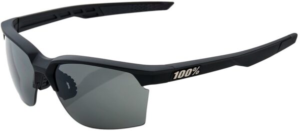 0841269127615 100 Percent Sportcoupe soft tact black / Smoke Lens