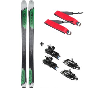 K2 - K2 Wayback 88 22/23 Tourenski Komplettset & Fischer Bindung & Fell