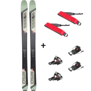 K2 - K2 Wayback 88 W 22/23 Tourenski Komplettset & Fritschi Bindung & Fell