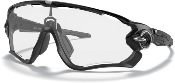 0888392143587 Oakley Jawbreaker Polished Black/Clear To Black Iridium Photochrom