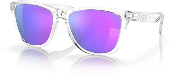 0888392454706 Oakley Frogskins Polished Clear/Prizm Violet
