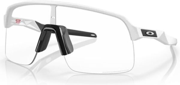 0888392590893 Oakley Sutro Lite Matte White/Clear To Black Iridium Photochromic