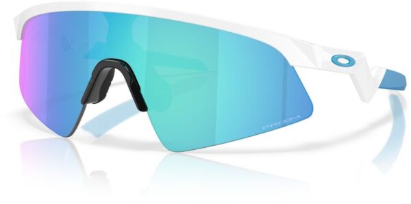 0888392663559 Oakley Resistor Sweep Polished White/Prizm Sapphire