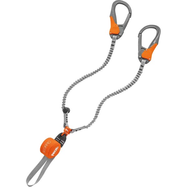 Petzl-Petzl-Scorpio®-Eashook-Swivel-Klettersteigset-grau-grau Petzl - Petzl Scorpio® Eashook Swivel Klettersteigset grau