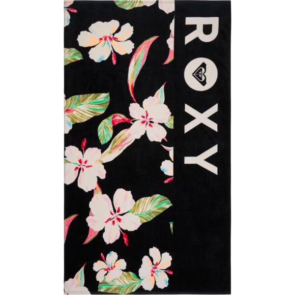 Roxy-Roxy-Cold-Water-Print-Handtuch-anthracite-spring-charming-grau Roxy - Roxy Cold Water Print Handtuch anthracite spring charming
