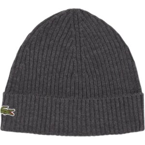 Lacoste - Lacoste Rippstrick Mütze pitch chine