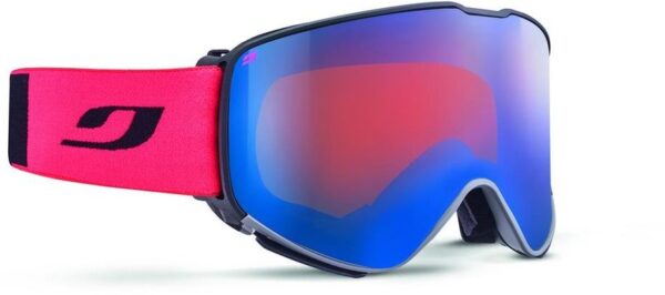 3660576793361 Julbo Quick Shift MTB Goggle Schwarz/Rot - Flash Blau