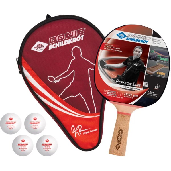 Donic-Schildkroet-Persson-600-Tischtennis-Set-braun Donic - Schildkröt Persson 600 Tischtennis-Set