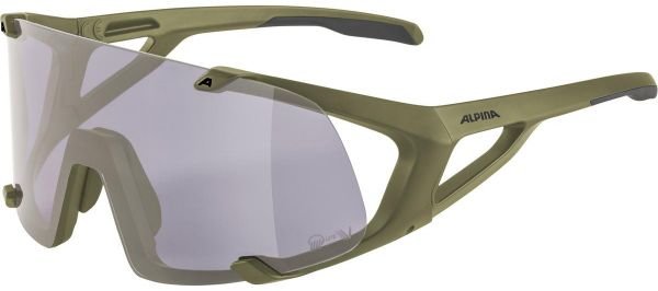 4003692311542 Alpina Hawkeye Q-Lite V olive matt / Varioflex purple mirror lens