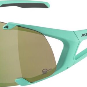 Alpina Hawkeye S Q-Lite turquoise matt / green mirror lens