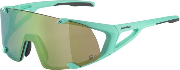 4003692311627 Alpina Hawkeye S Q-Lite turquoise matt / green mirror lens