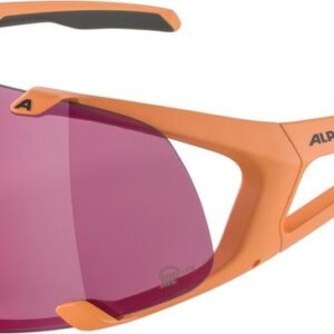 Alpina Hawkeye S Q-Lite peach matt /pink mirror lens