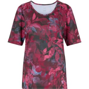Joy - Joy Paloma T-Shirt plum leaf print